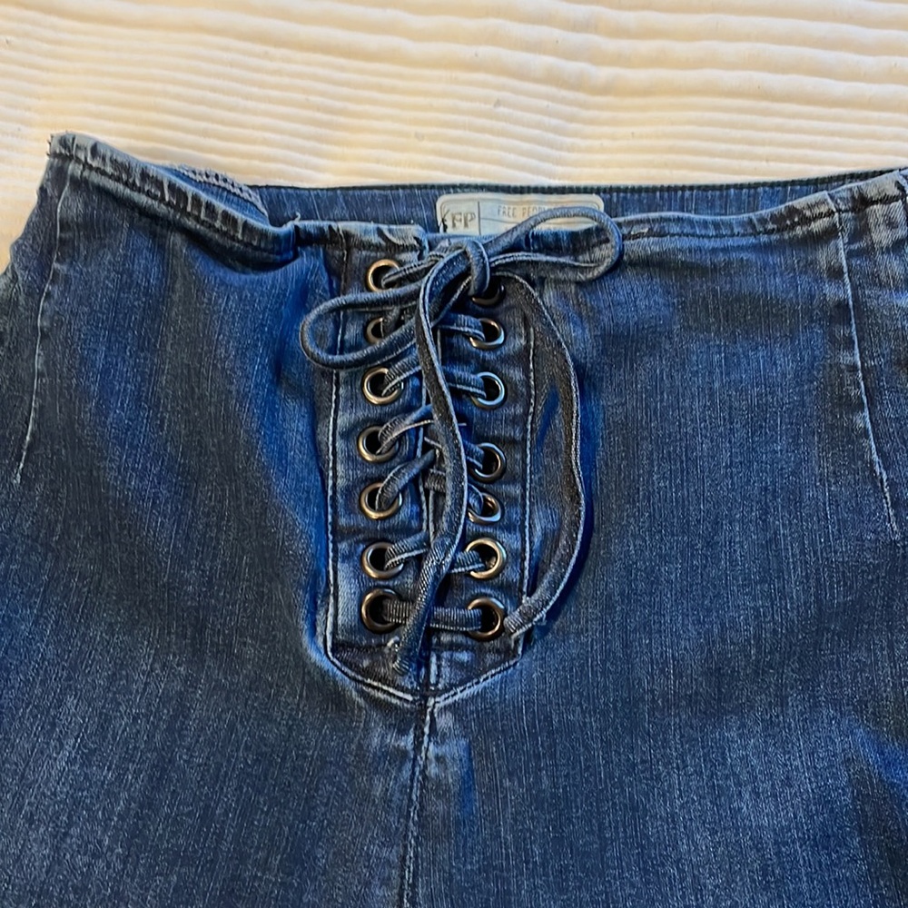 Free People cropped skinny jeans